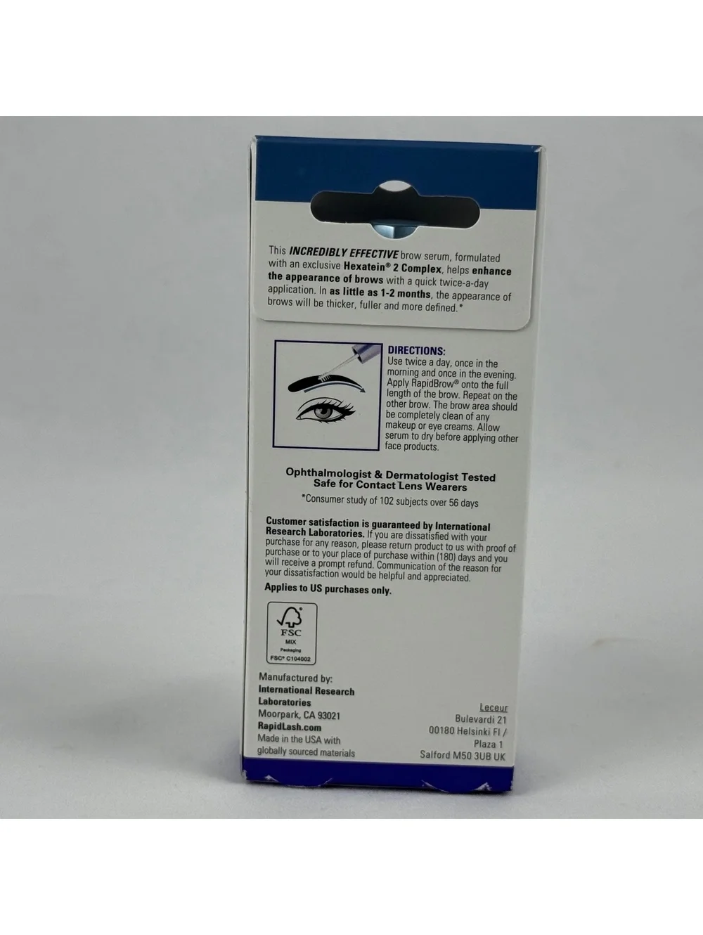 RapidBrow Eyebrow Enhancing Serum Size 3 mL / 0.1 fl oz